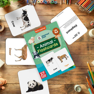 Animal Flashcards for Kids – 27 Animal Picture Cards | Montessori (Ages 2-5)