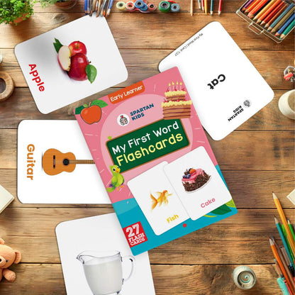 My First Word Flash Cards | 27 Early Learning Flash Cards for Kids