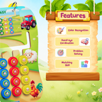 Fun Farm Coder — Educational Pattern Matching Game for Kids Ages 3+ | STEM Toy | Screen-Free Logic Puzzle | Spartan Kids