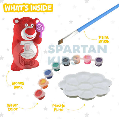 Spartan Kids® Money Bank Bear - Piggy Bank for Kids