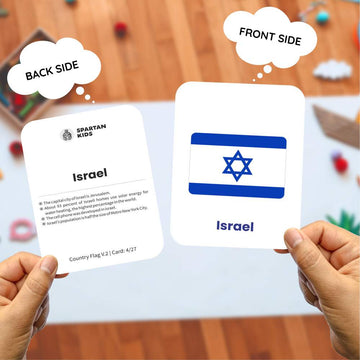 Country Flashcards for Kids – 27 Countries with Capitals & Facts (Ages 4-8)