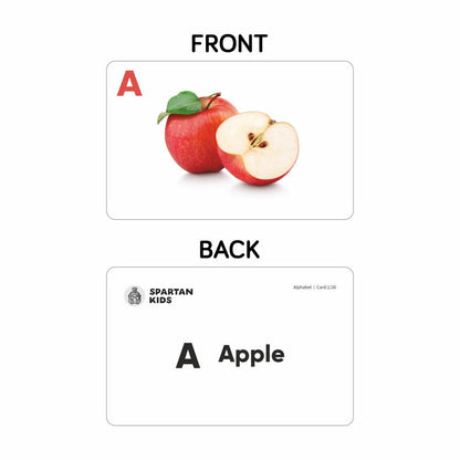 SPARTAN KIDS® Jumbo Alphabet Flash Cards | Engaging ABC Learning