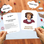 Indian Freedom Fighters Flashcards – 27 GK Cards for Kids (Ages 5-10)
