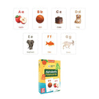 Early Learning Flash Cards with Alphabets, Numbers, Animals, Birds, Color & Shape, Fruits and Vegetables Flash cards for kids(Set of 7)