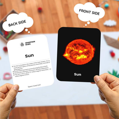 Space Flash Cards | 27 Early Learning Flash Cards for Kids