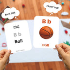 Alphabet Flashcards for Kids – 27 ABC Picture Cards | Montessori (Ages 2-5)