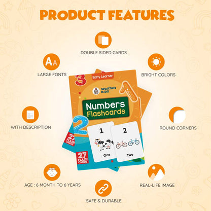 Numbers Flash Cards | 27 Early Learning for Kids