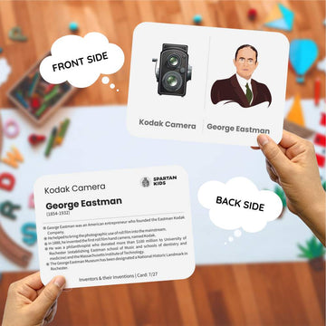 Famous Inventors & Inventions Flashcards – 27 GK Cards for Kids (Ages 5-10)