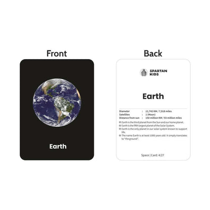 Space Flash Cards | 27 Early Learning Flash Cards for Kids