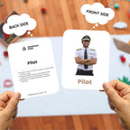 Professions Flashcards for Kids – 27 Career Picture Cards (Ages 3-6)