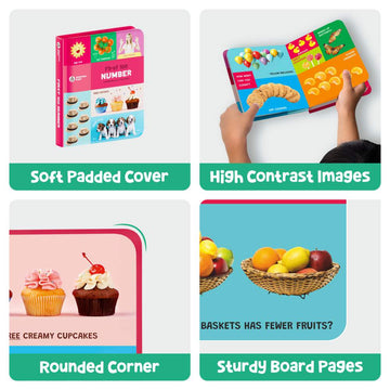 My First Padded Book of Numbers: Early Learning for Ages 1-3
