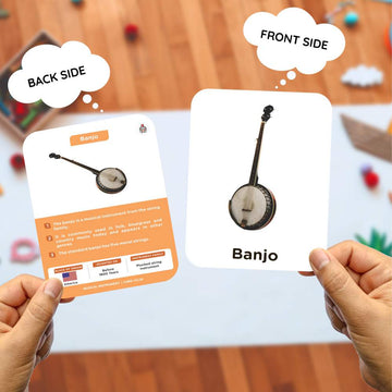 Musical Instruments Flash Cards | 27 Early Learning for Kids