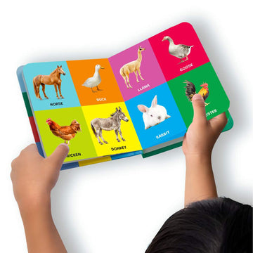 My First Padded Book of Animals: Early Learning for Kids