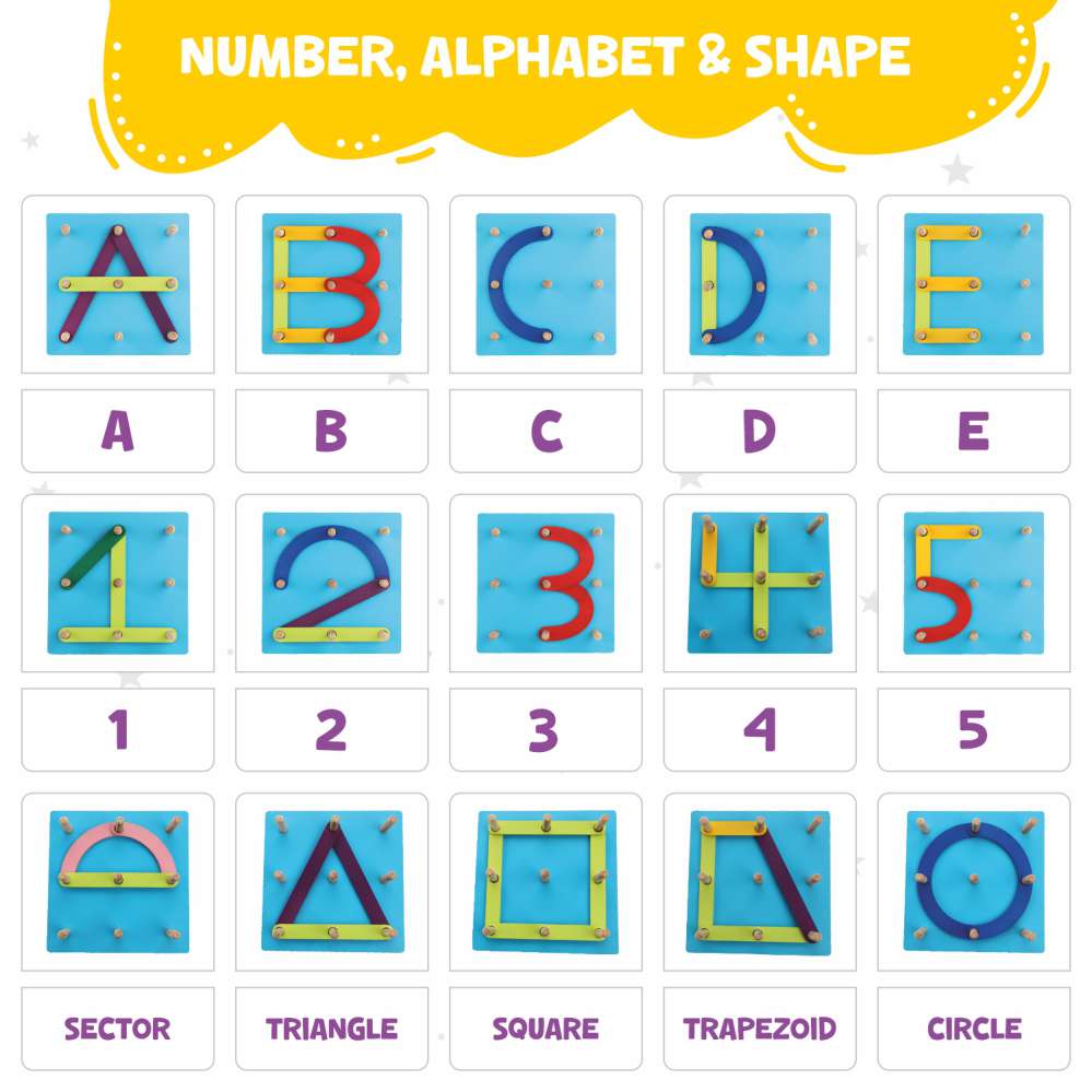 Spartan Kids® Wooden Alphabet Puzzle Toys