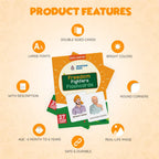 Indian Freedom Fighters Flashcards – 27 GK Cards for Kids (Ages 5-10)