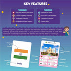 195 Country Flag Flash Cards – Educational Countries Flash Cards for Kids
