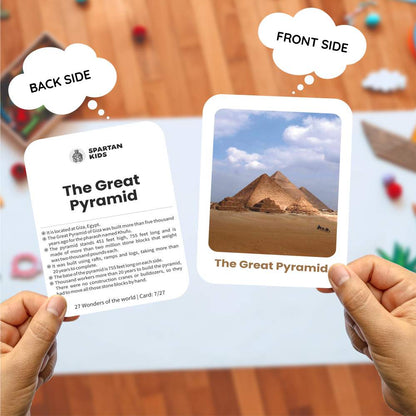 Wonders of the World Flash Cards | 27 Early Learning for Kids