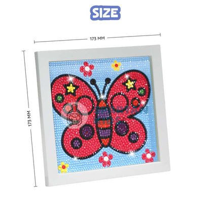 Diamond Art Set: Ladybug, Butterfly, Honey Bee Craft Kit (Set of 3)