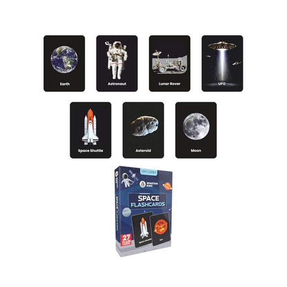 Early Learning Flash Cards with Freedom Fighters, Space (Set of 5)