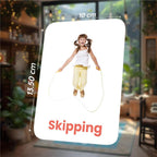 Action Flashcards for Kids – 27 Verb Picture Cards | Montessori (Ages 2-6)
