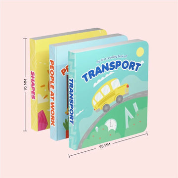 Spartan Kids Board Book Learning Library (Set of 12)