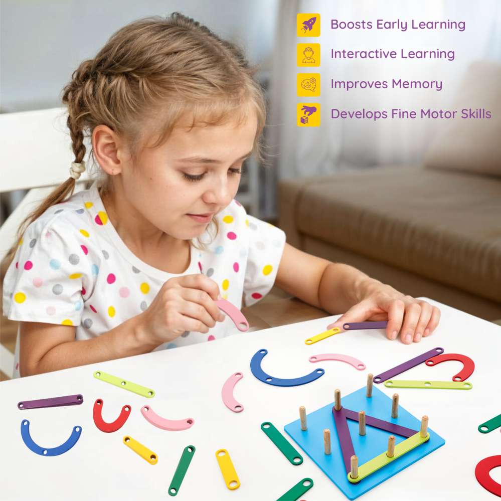 Spartan Kids® Wooden Alphabet Puzzle Toys