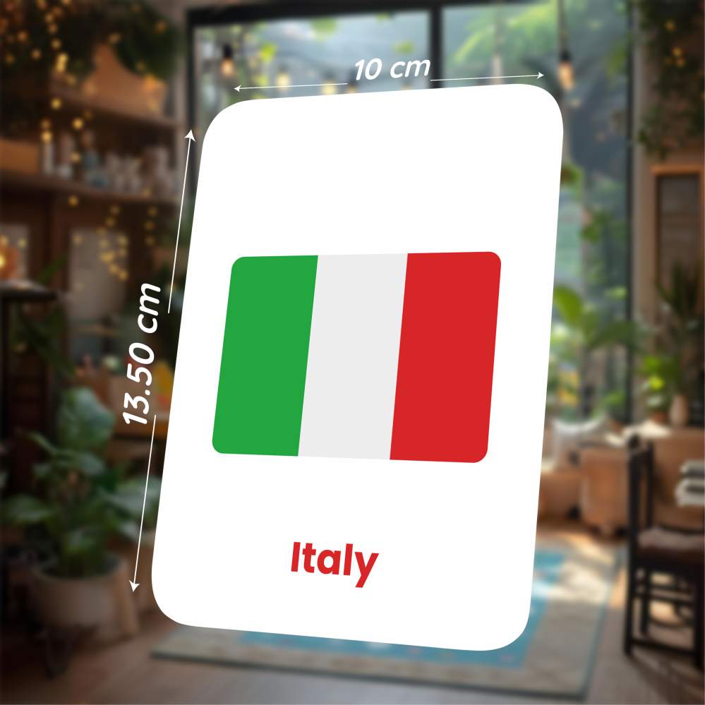 Country Flashcards for Kids – 27 Countries with Capitals & Facts (Ages 4-8)