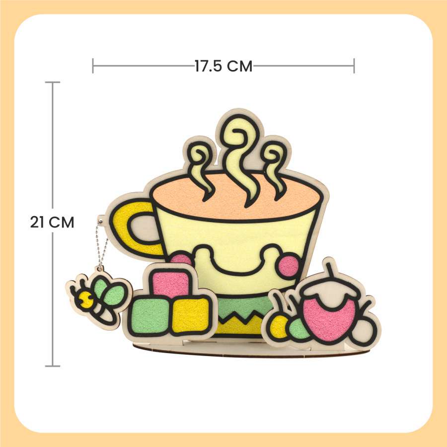 Creative Clay Combo: 3D Art Craft Set | Lighthouse, Rabbit, Cup (Set of 3)