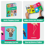 My First Padded Book of Animals: Early Learning for Kids