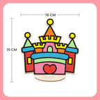 Spartan Kids® DIY Foam Clay Art Kit: Wooden Castle Board with Stand