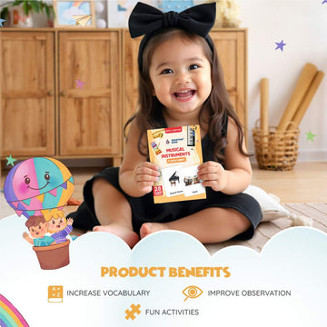 Musical Instruments Flash Cards | 27 Early Learning for Kids