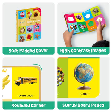 My First Padded Book of Color & Shape: Early Learning Fun