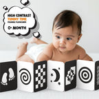Tummy Time Flashcards for Babies & Infants | High Contrast Black & White