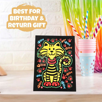 Spartan Kids® Color Felt Tiger Velvet Art Kit