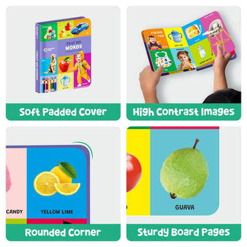 My First Padded Book of Words: Early Learning for Kids