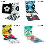 SPARTAN KIDS® Sensory Flash Cards Combo for New Born Babies (Set of 4)
