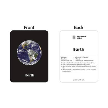 Early Learning Flash Cards with Freedom Fighters, Space (Set of 5)