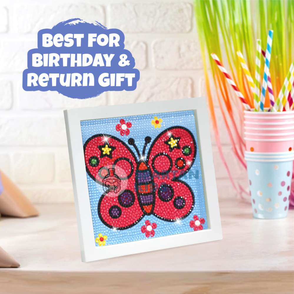 Spartan Kids® Diamond Art Butterfly Kit