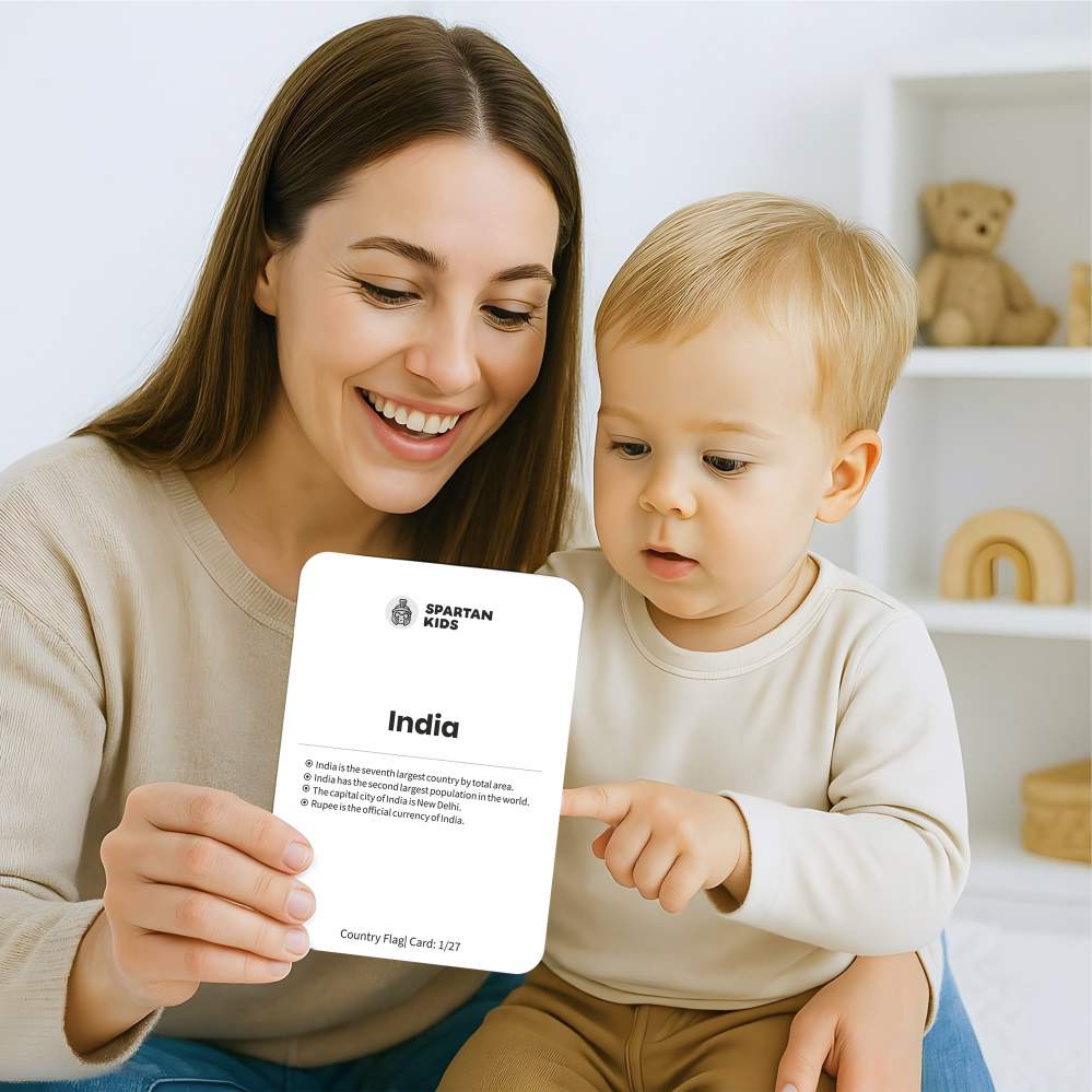 Country Flag Flashcards for Kids – 27 World Flags | GK (Ages 4-8)