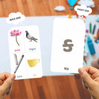 Gujarati Varnamala Flashcards: 56 Vibrant Double-Sided Cards