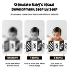 Tummy Time Flashcards for Babies & Infants | High Contrast Black & White