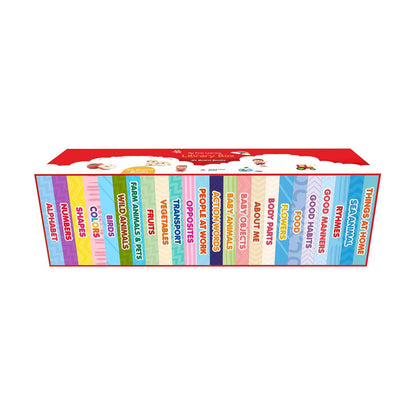 Spartan Kids Board Book Learning Library (Set of 24)