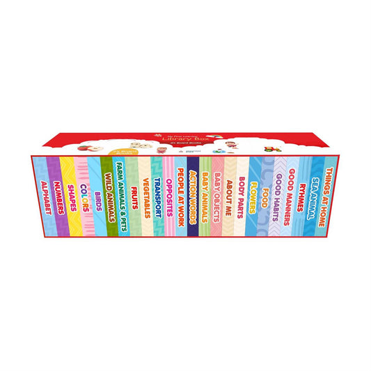 Spartan Kids Board Book Learning Library (Set of 24)