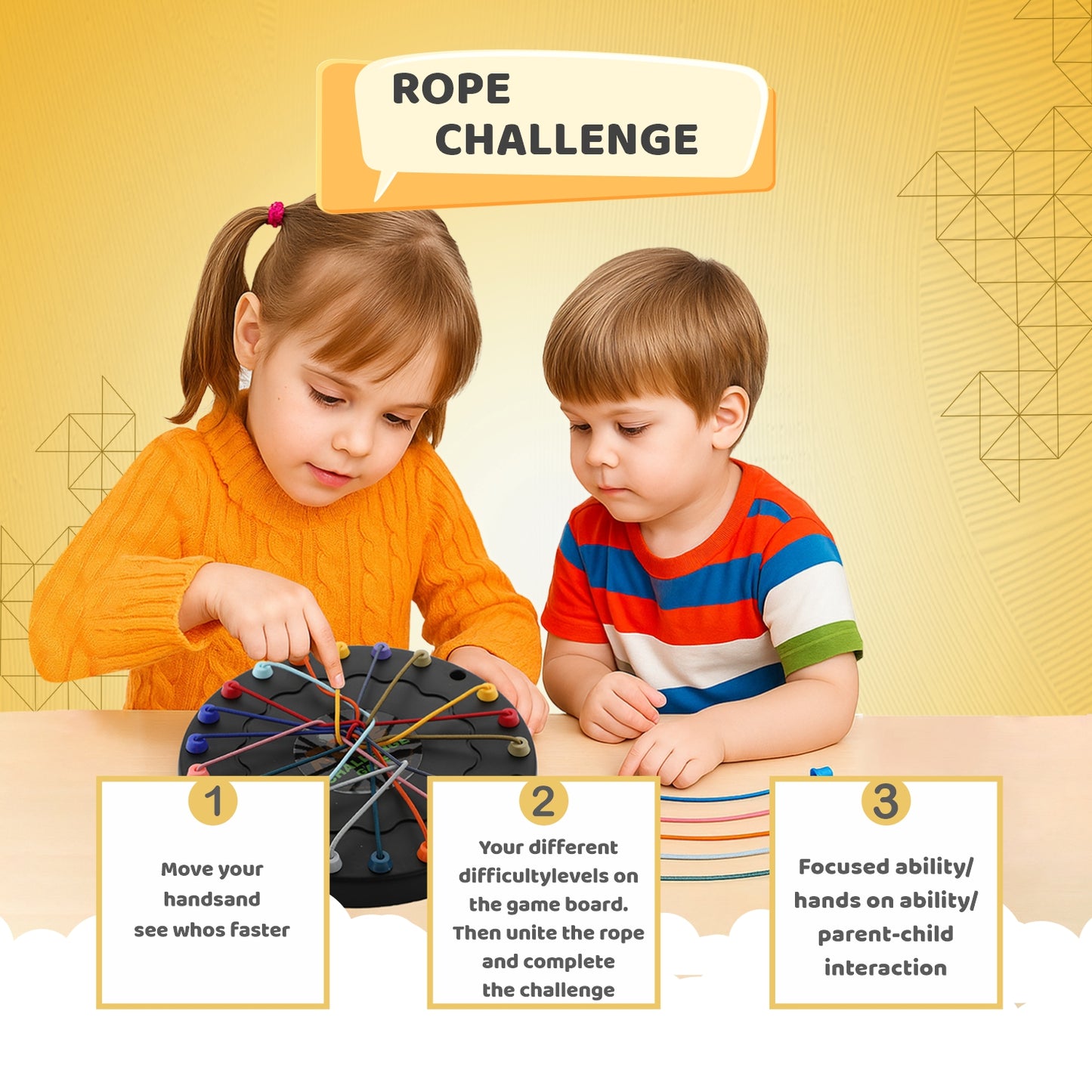 Rope Challenge Board Game: Exciting Puzzle Fun for All Ages