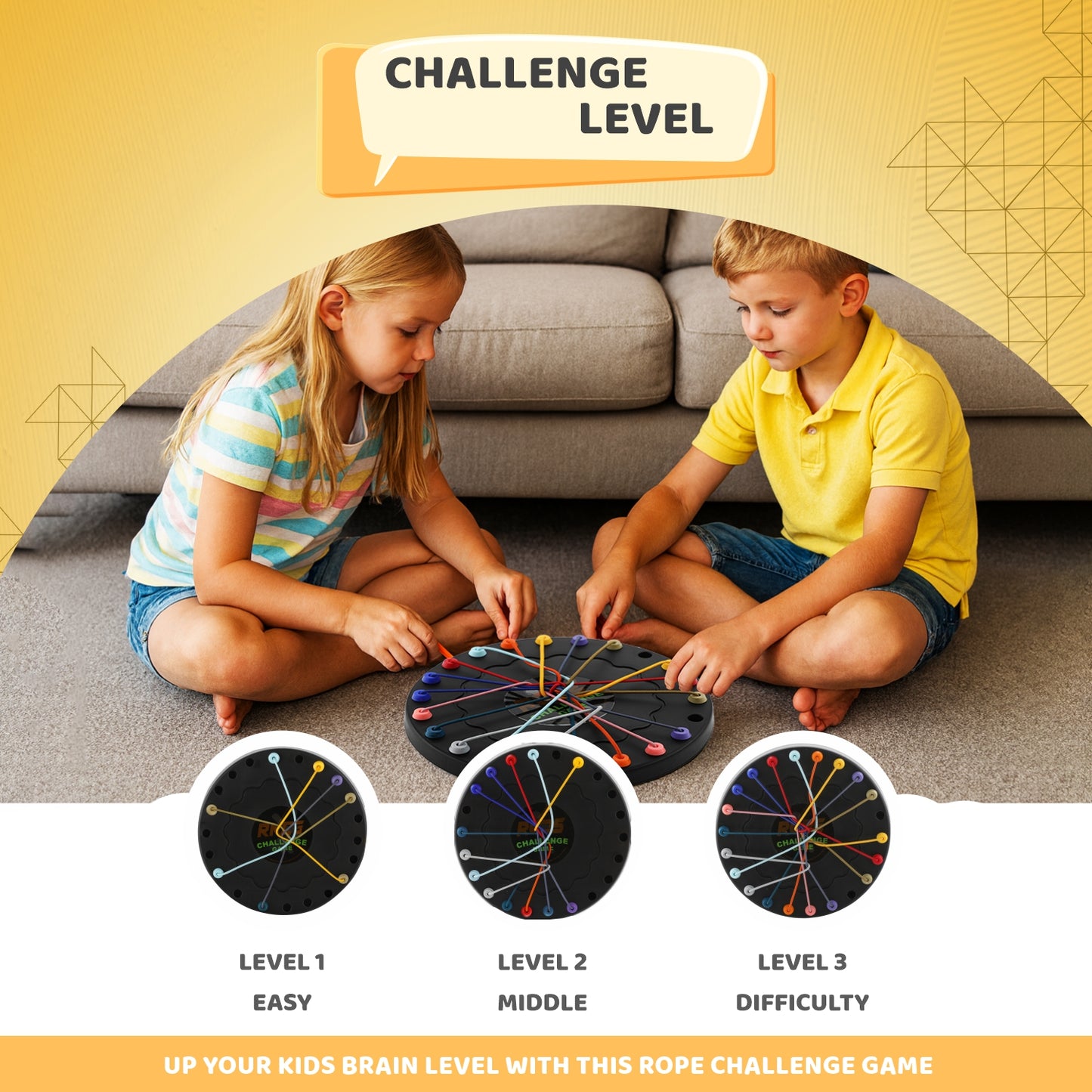 Rope Challenge Board Game: Exciting Puzzle Fun for All Ages