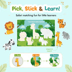 Spartan Kids My First Busy Book, 30 Montessori Learning Activities, Wipe and Clean Sheets, 100+ Reusable Stickers, for Toddlers