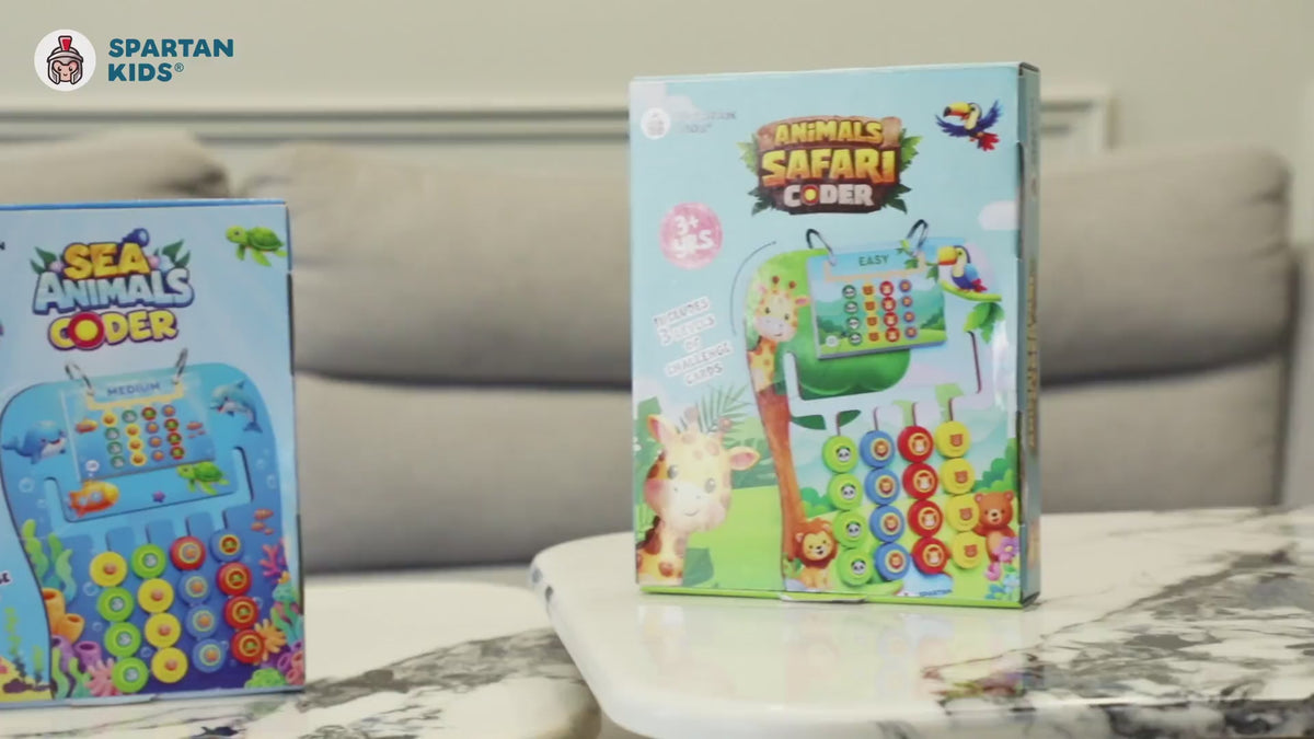 Fun Farm Coder — Educational Pattern Matching Game for Kids Ages 3+ | STEM Toy | Screen-Free Logic Puzzle | Spartan Kids