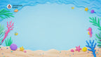 Spartan Kids® Wooden Foam Clay Art Photo Frame - Sea Horse Design